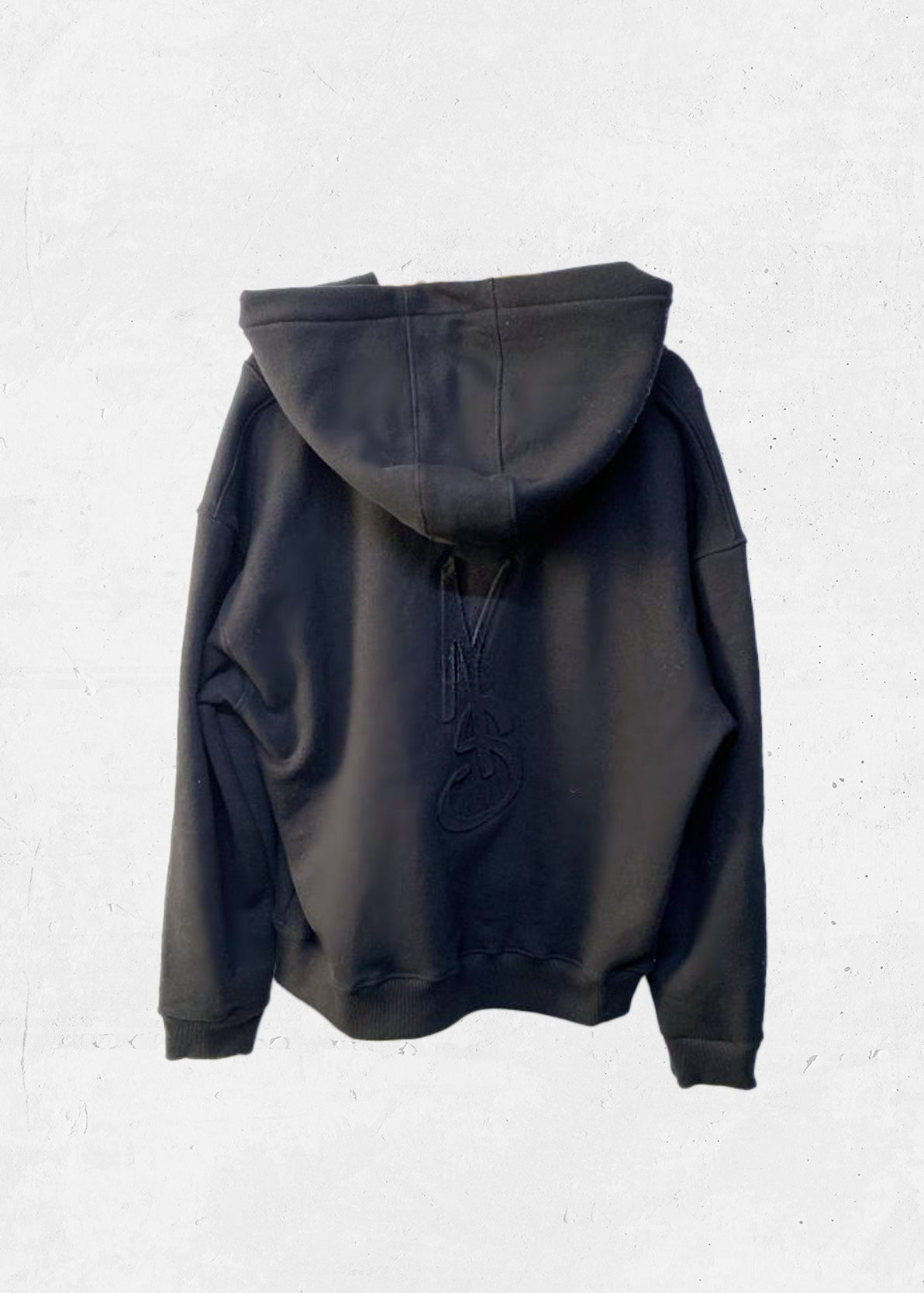 Boxy Fit Hoodie | Jet Black