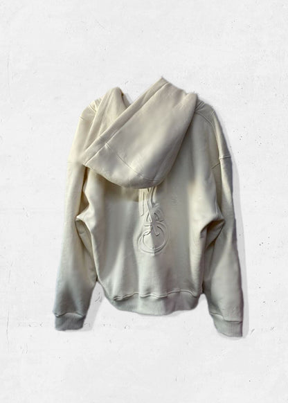 Boxy Fit Hoodie | Sand