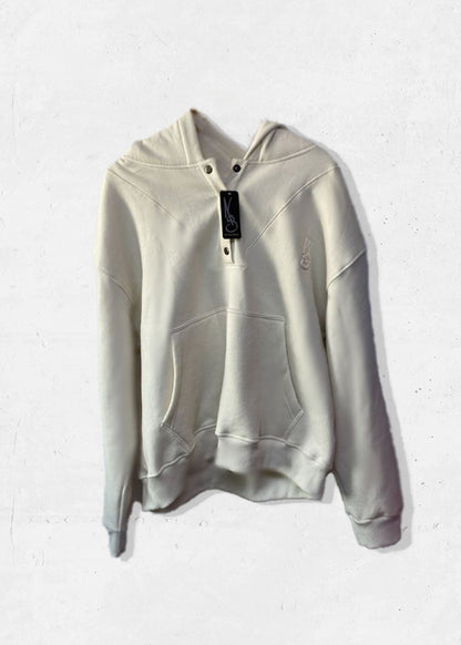 Boxy Fit Hoodie | Sand